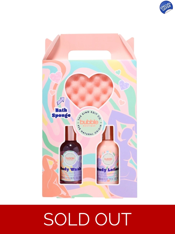 The Kind Edit Co Bubble Boutique Lather & Soak Gift Set